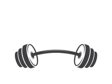 Gym Badge icon Fitness Logo Design