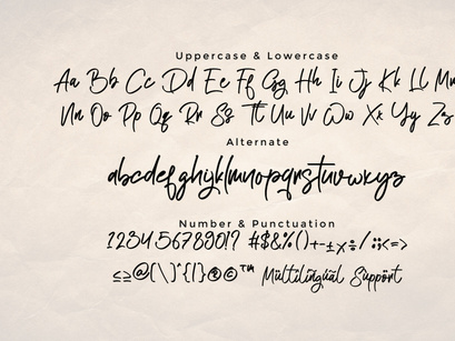 Atakana - Handwriting Script Font