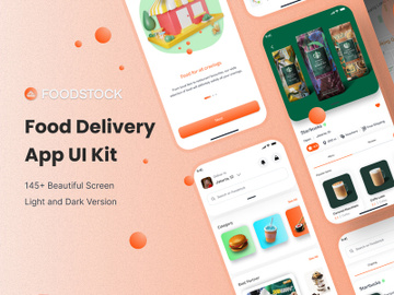 Foodstock - Food Ordering App UI Kit preview picture