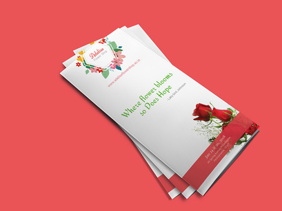 Flower Bouquet Shop - Trifold Brochure