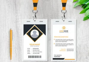 Corporate ID Card Design Template