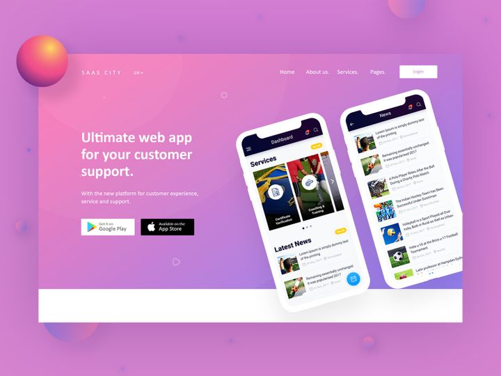 SaasCity - Web Header