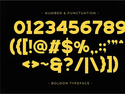 Boldon - Modern Sans Serif Font
