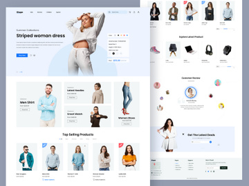 E-commerce Website Design Template preview picture