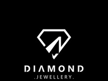 Diamond jewelry Logo, jewelry shop business identity, emblem, creative design