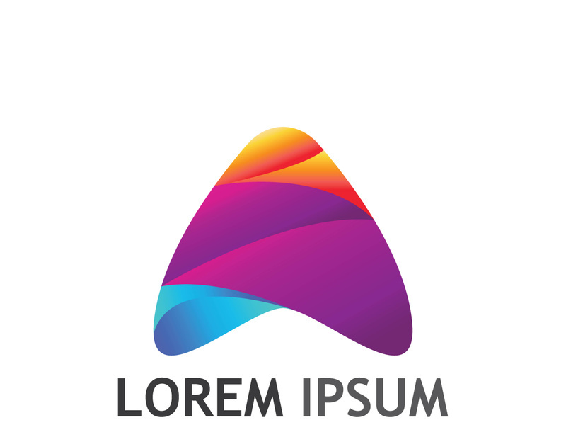 modern and creative initial letter A logo.