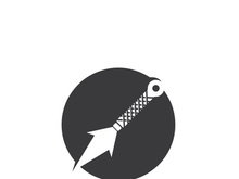 ninja weapons vector logo