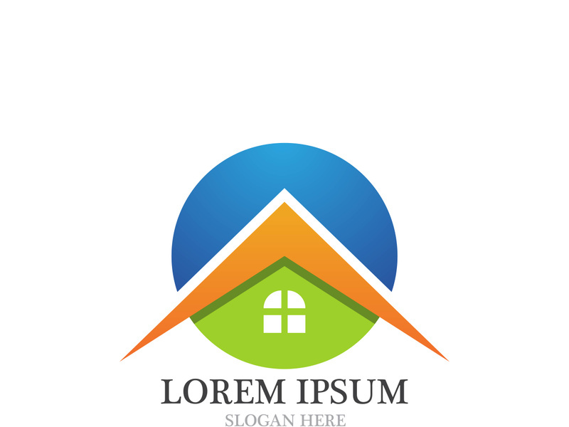 Real Estate home building , Property and Construction Logo design