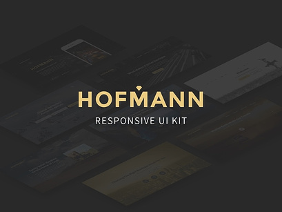 Hofmann Responsive UI Kit Sketch Resource