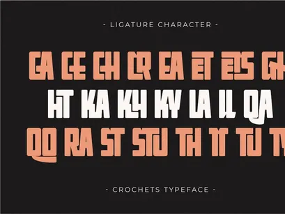 Crochets - Modern Display Font