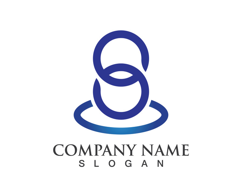Business corporate S letter logo design vector