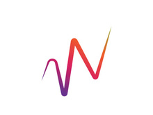 Sound waves vector illustration