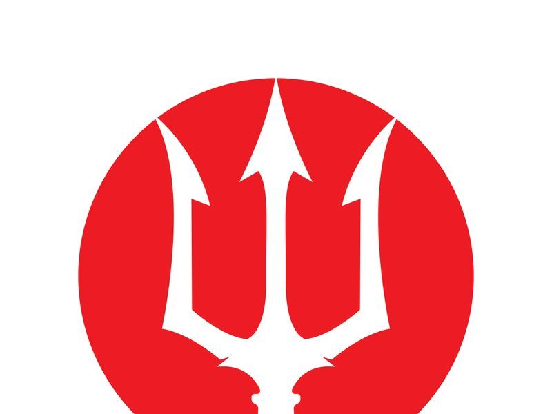 Mystic Trident Emblem Of Power magic trisula