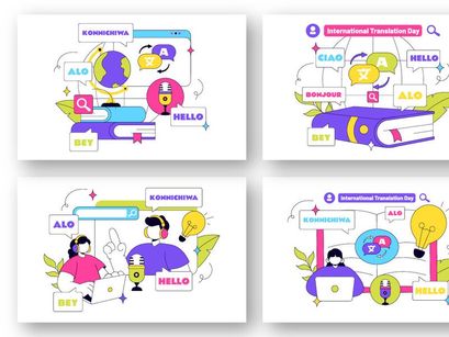 10 International Translation Day Illustration