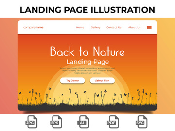 Landing Page Illustration 30 preview picture