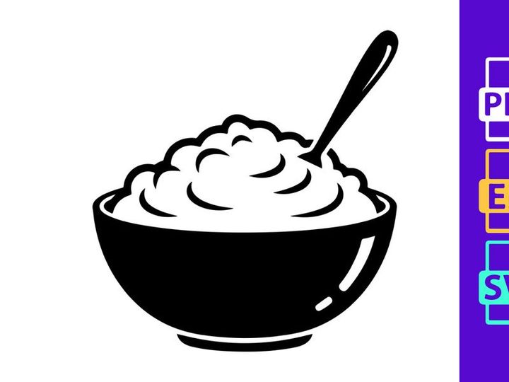 Bowl of Mashed Potatoes Icon