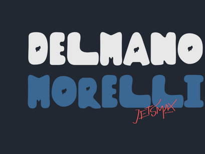 Delamano Morelli - Display Typeface