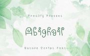 Abighail - Nature Script Font