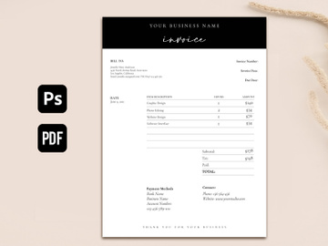 Invoice Flyer Template preview picture