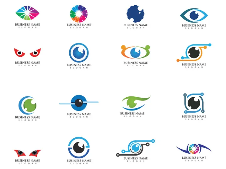 Eye care logo vector