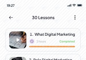 Qstudies - Online Course App UI Kit