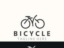 Bicycle icon template design inspiration. Bicycle store Quality symbol vector