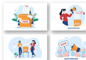 14 Election Day Political Illustration