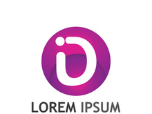 Modern initial letter D initial logo.