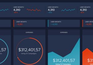 Dark Dashboard UI Freebie
