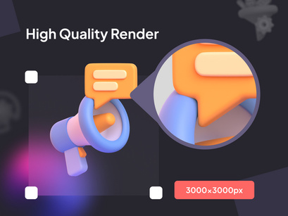 Search Engine Optimization - 3D ICONS