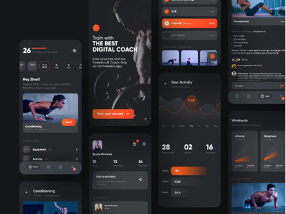 Freeletics Workout Redesign for Uplabs Challenge