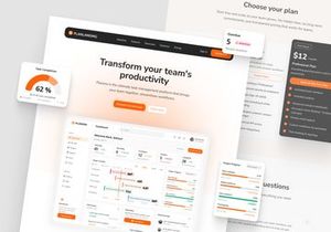 PlanLanding - Landing Page for Organized Productivity