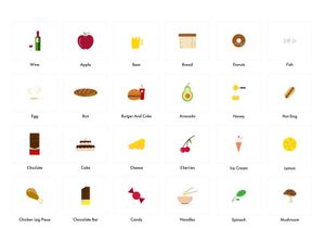 Food Color Icons