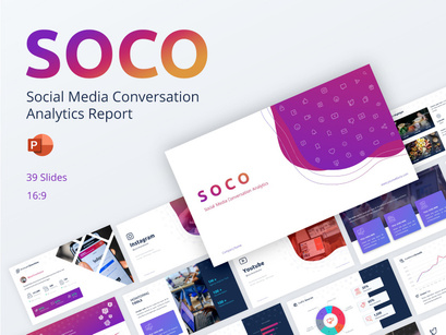 SOCO - Social Media Analytics Powerpoint Report