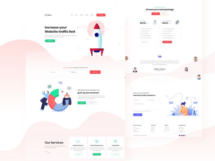 Digital Agency Landing Page