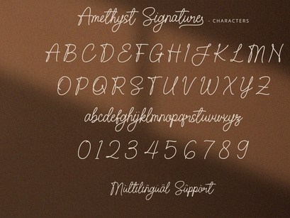 Amethyst Signature Font