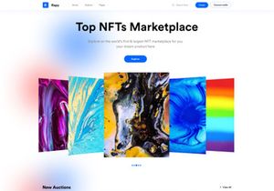 Rapy - NFT Marketplace Figma Template