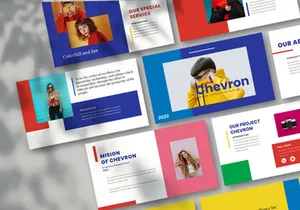 Chevron google slides Template