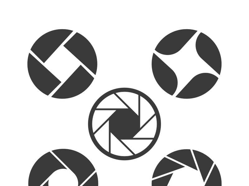 Camera vector icon illustration design template