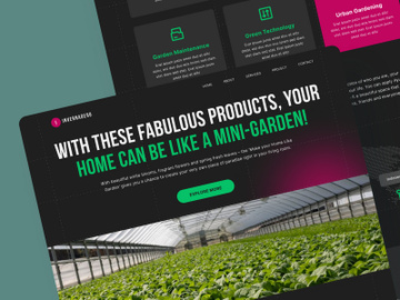 Invernadero - Greenhouse Landing Page preview picture