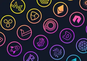 Cryptocurrency Gradient Logos