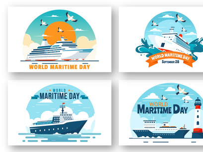 12 World Maritime Day Illustration