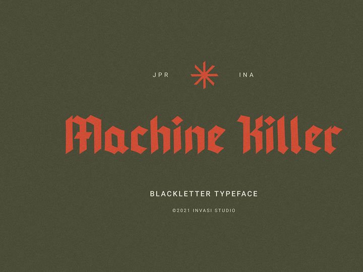 Machine Killer - Blackletter