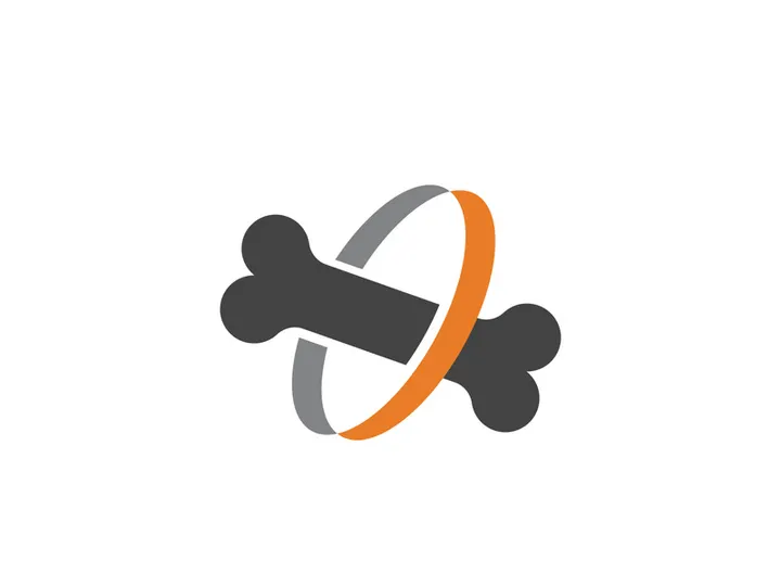 Bone icon design illustration