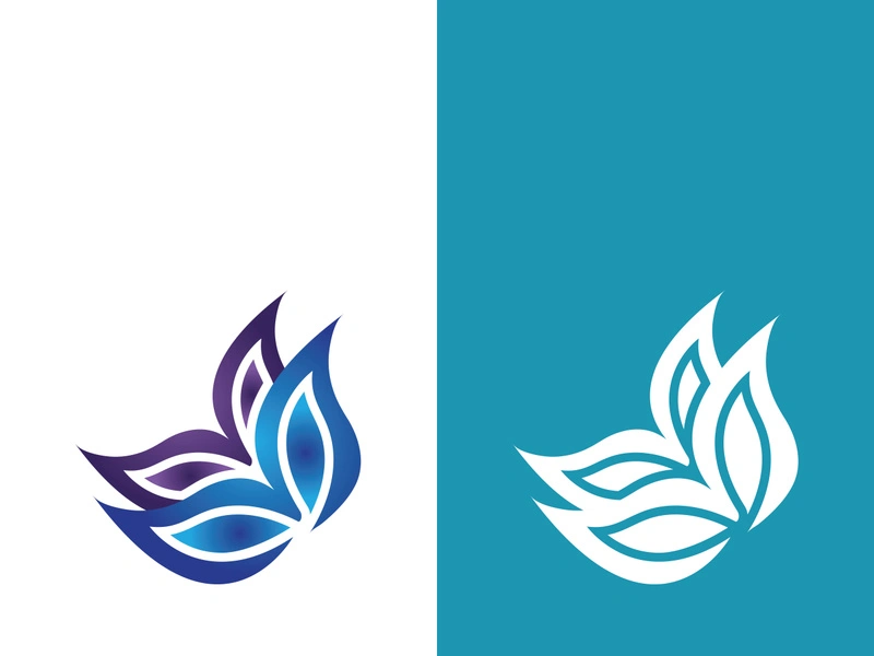 Beauty butterfly vector icon design