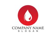 Blood drop donor vector icon