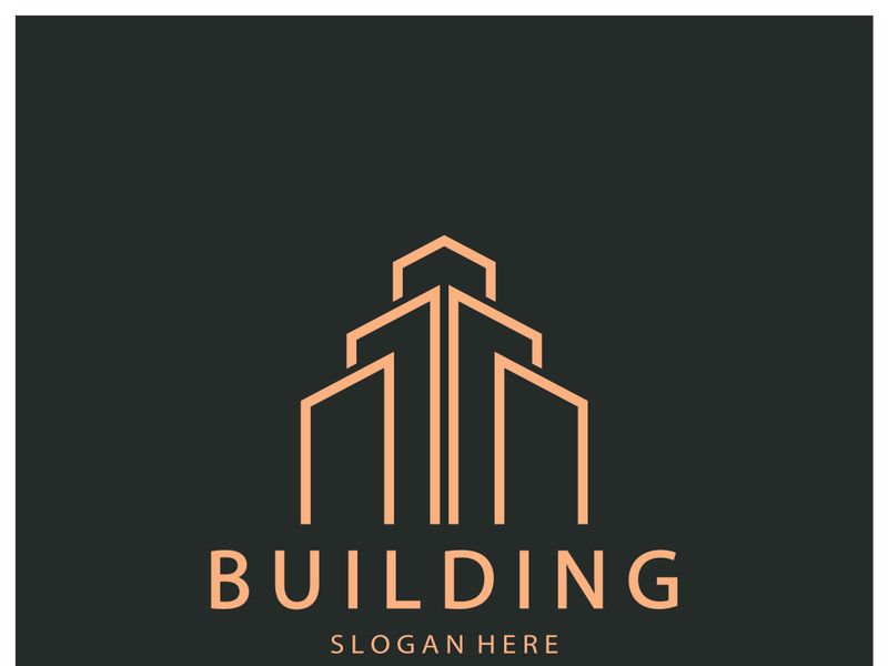 Building logo vector illustration design,Real Estate logo template, Logo symbol icon