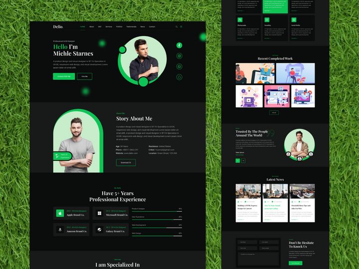 Delio-Portfolio Website Template