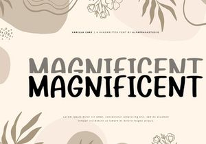 Vanilla Cake - Handwritten Font