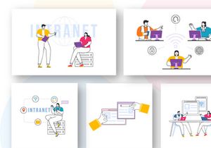 20 Intranet Technology Illustration